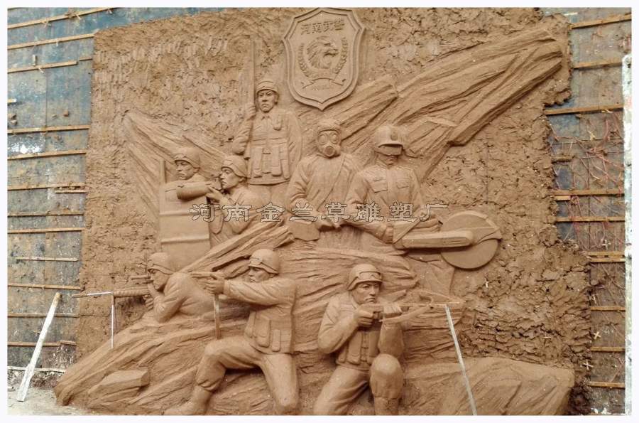 革命纪念馆战斗场景雕塑设计厂家
